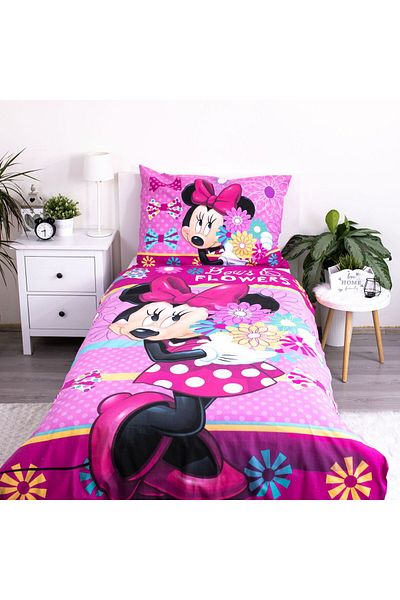 Minnie Mouse 2-piece bedding set, Duvet cover, 140x200 cm, pillowcase, 70x90 cm, Multicolor, Minnie Mouse