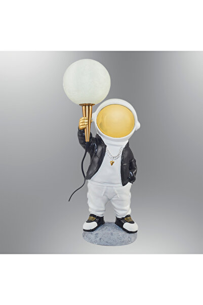 Özcan Aydınlatma 2050-7 Astronot Heykel Erkek 13.5*20*45CM SİYAH