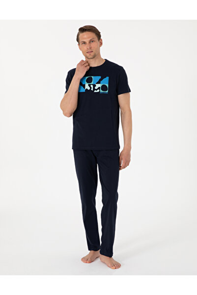 Pierre Cardin Lacivert Kısakol Pijama Takımı 50314389-200