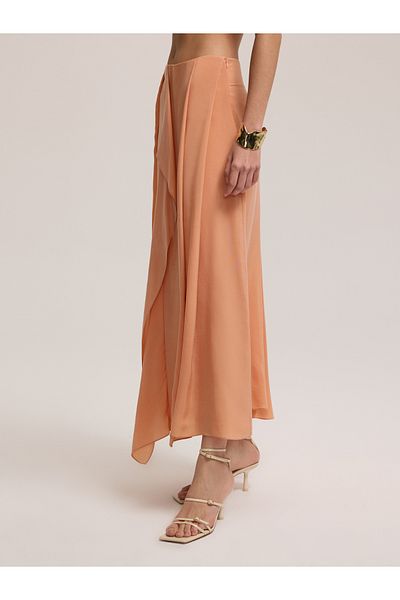 BAQA Flowy Cupro Skirt