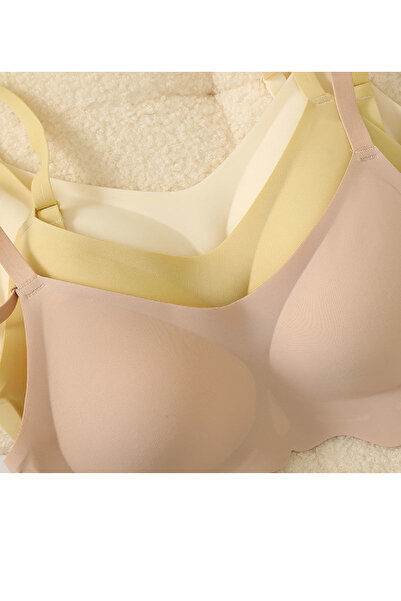 Bernato Лазерний виріз без швів, жіночий бюстгальтер – хвилястий нижній виріз, дихаючий лазерний бюстгальтер