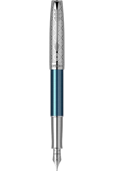 Parker Premium Metal Blue PDT Fountain Pen