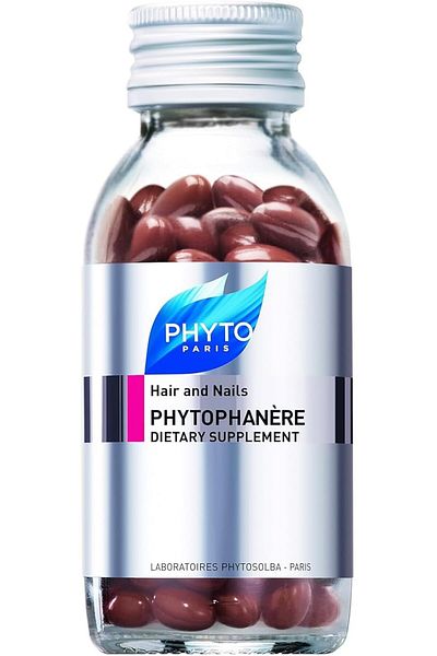 Phyto كبسولات فيتوفانير للشعر والأظافر، عبوة من 120 كبسولة