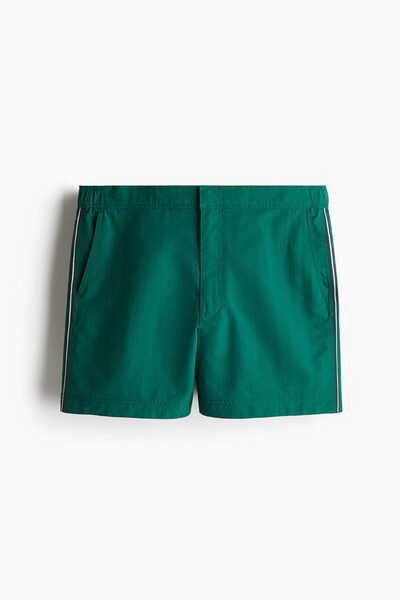 H&M Biye Detaylı Şort Mayo