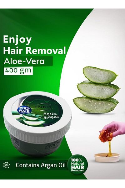 Enjoy Hair Remover with Aloe Vera 400g – Fast & Gentle Hair Removal for Smooth Skin