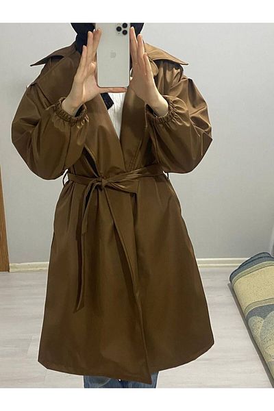 OYERGA MODA Women's Trench Coat