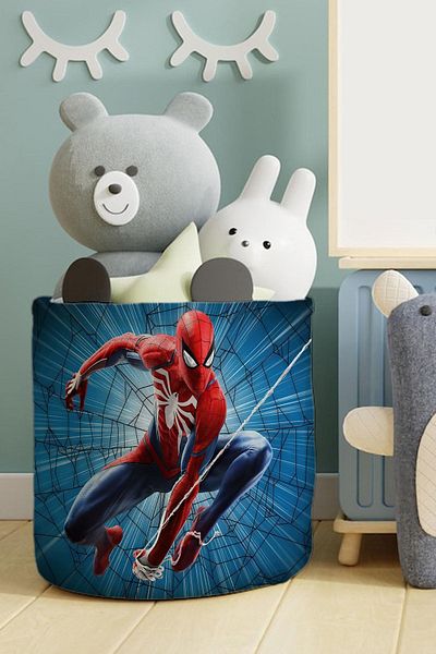 dekomingo Καλάθι παιχνιδιών Spiderman Network