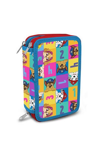 PAW PATROL Paw Patrol pencil case, 3 compartments, 42 pieces