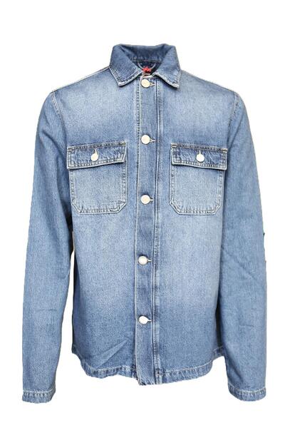 Vigoss Jeans VİGOSS ERKEK DENIM GÖMLEK 96575-73038