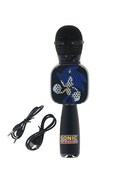 Sonic Karaoke Microphone for Kids, Bluetooth, Sonic The Hedgehog