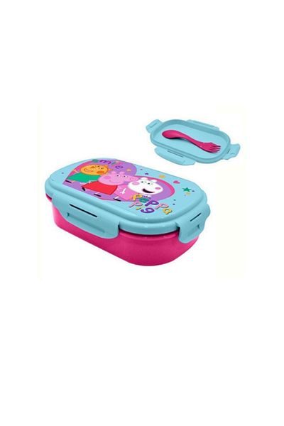 Peppa Pig Sandwich box with cutlery and 400ml tritan water bottle Peppa Pig