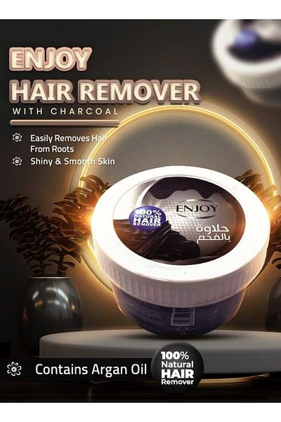 Enjoy ENJOY Hair Remover with Charcoal 400 gm