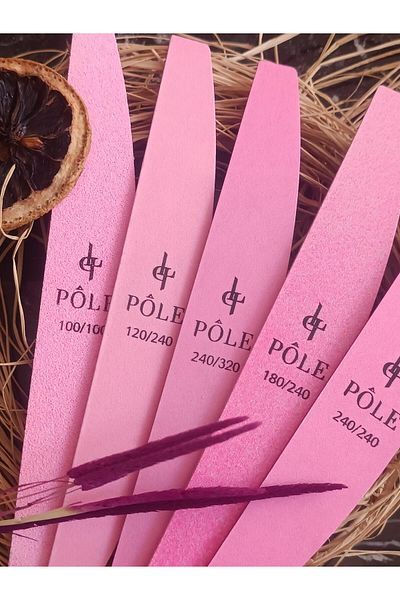 Patrisa Nail Japanese Paper Rasp Kayak 120/240 Pink