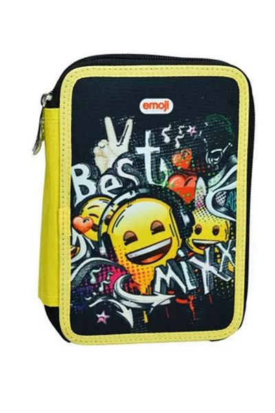 Emoji Penar echipat 27 piese Emoji, 2 compartimente, 18 x 15 x 4 cm