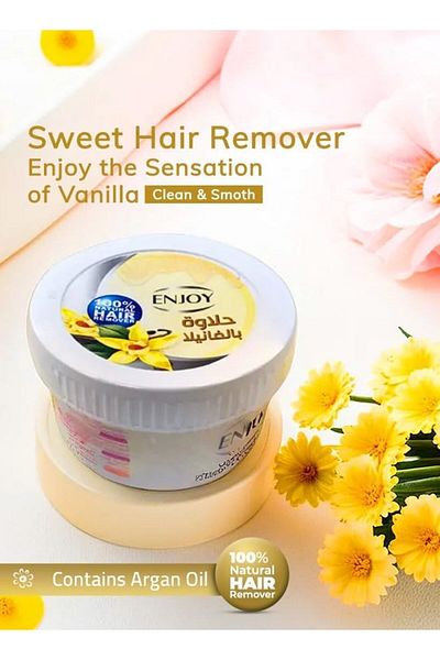 Enjoy Hair Remover with Vanilla 400g – Fast, Smooth Hair Removal & Long-Lasting Softness