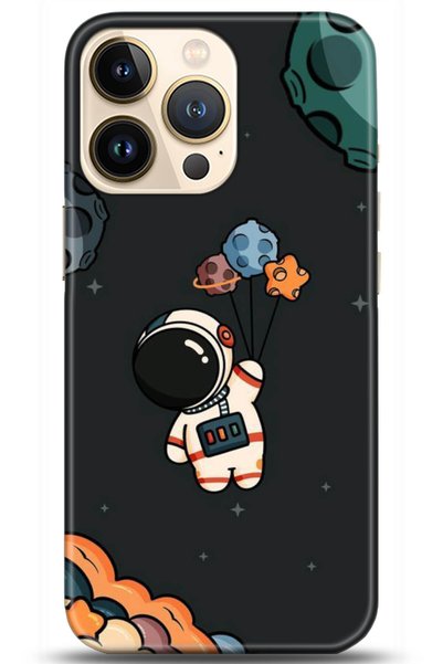 Noprin Apple iPhone 13 Pro Case Hd Printed Case - Custody Series 5069