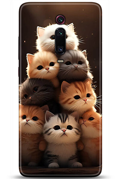 Noprin Xiaomi Mi 9T Pro Kılıf HD Baskılı Kılıf - Custody Series 5113