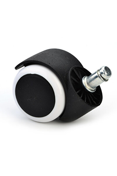 Depox Univerzální kolečka na kancelářskou židli, gumová, 1 ks, černá