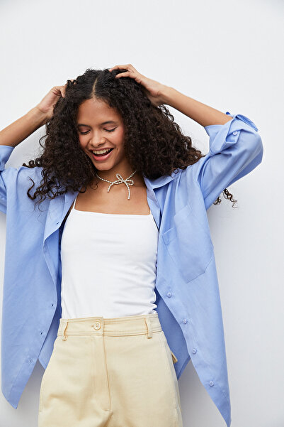 urban focus Oversize Linen Shirt