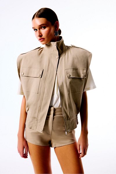 Love On Friday Kora Dikyaka Vest (Mink)