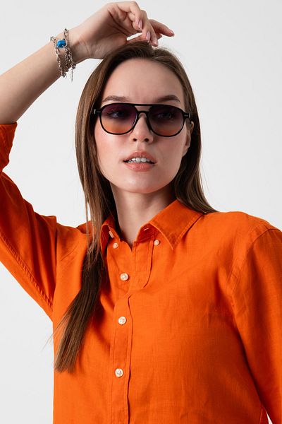 Aqua Di Polo 1987 Black Unisex Square Sunglasses Apsı002902