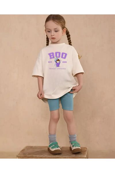 Touz Moda Χαριτωμένο μπλουζάκι με στάμπα Monsters Kids