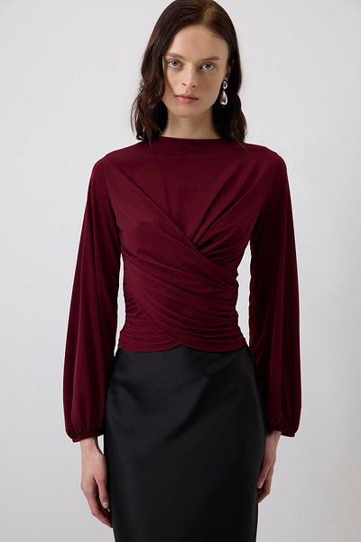 Touché Privé Draped Bluz