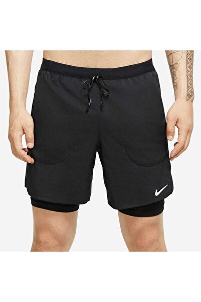 Nike Ανδρικό μαύρο σορτς για τρέξιμο Flx Stride 2 σε 1, 7 ιντσών, Cj5471-010