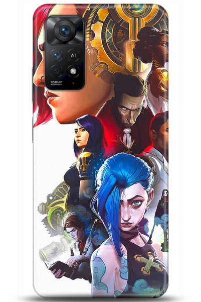 Noprin Xiaomi Redmi Note 11 Pro Case Hd Printed Case - Custody Series 5080