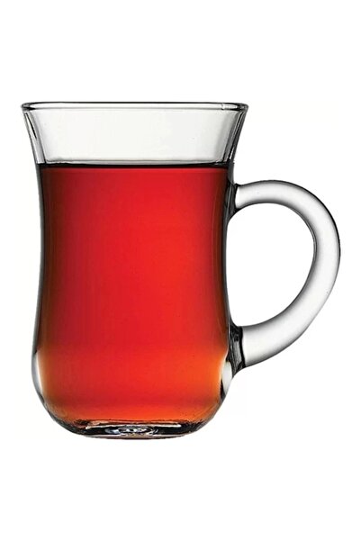 ÇAYLAR AVM Tea Cup with Handle Set of 12 Paşabahçe Glass You