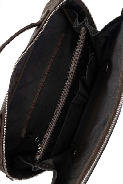 Tamer Tanca Erkek Vegan Kahverengi Evrak Çantası