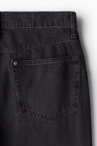 H&M Straight Loose Low Jeans