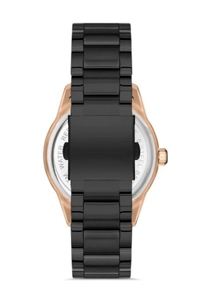 FERRO Black Steel Cord Men's Wrist Watch - F 119111 A-R