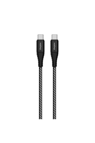 Energizer كابل شحن ومزامنة USB-C إلى USB-C بقوة 100 وات بطول 6 أقدام