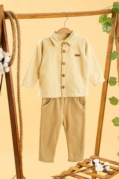 bombe Girl Boy Baby Kids 2-Piece Top and Bottom Set Cotton Trend Set