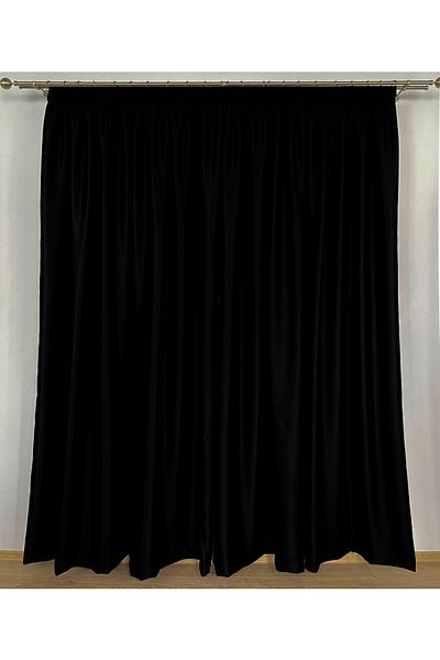 Liz Line Set doua draperii blackout, raven, "Monocrom Signature" by Liz Line, cu rejansa 2x400x245cm DR34