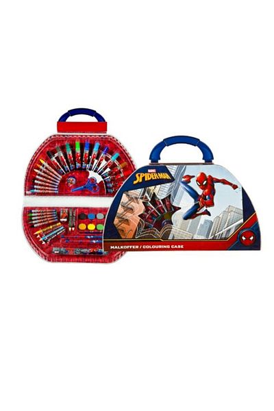 SPIDERMAN Painting and drawing set Spiderman drawing bag with 50 pieces