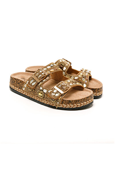 Guja Παντόφλες Γυναικείες / Κορίτσια 25Y183-1 ALT Guja Gold