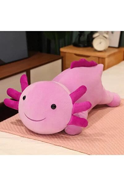 Choice لعبة قطيفة عملاقة ملونة أرجوانية بطول 30 سم، محشوة على شكل سمكة سمندل ...