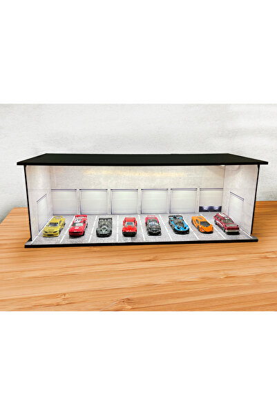 Home LED AYDINLATMALI ARABA KOLEKSİYON VİTRİNİ GARAJ 1 ADET SÜPRİZ ARABA HEDİ...