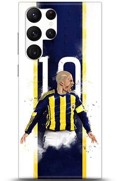 Noprin Samsung Galaxy S22 Ultra Case Hd Printed Case - Custody Series 5064