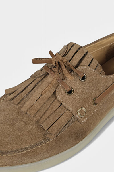 GLAZA Kadin Sigaro Gerçek Süet Deri Günlük Makosen