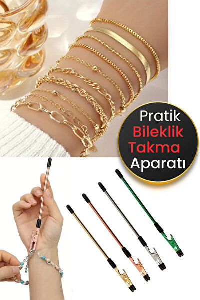 Shopura Pratik Bileklik Takma Yardımcı Aparatı - Çelik Bileklik Takma Aparatı