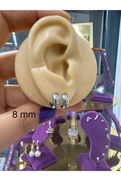 Arescollection Stainless Steel Bombed Earring Earrings 1 Pair