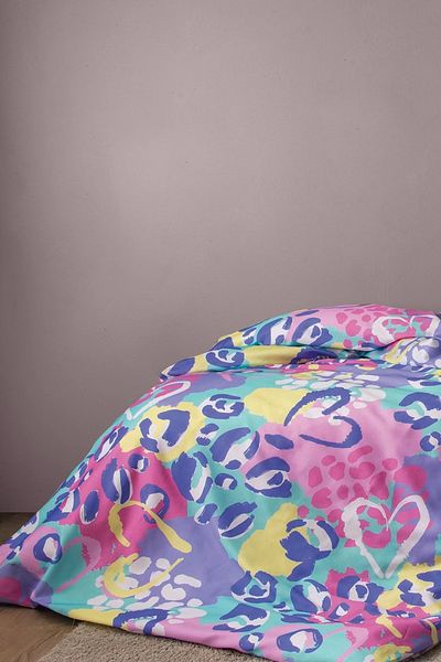 İssimo Home Σετ παπλωματοθήκη Pinky 210 TC (83 κλώνοι) Ψηφιακό βαμβακερό σατέν μονό