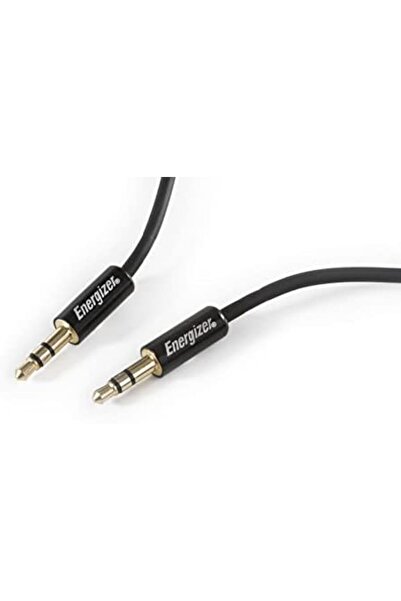 Energizer - محول صوت/مقبس - كابل ستيريو عالمي لأجهزة الصوت - أسود
