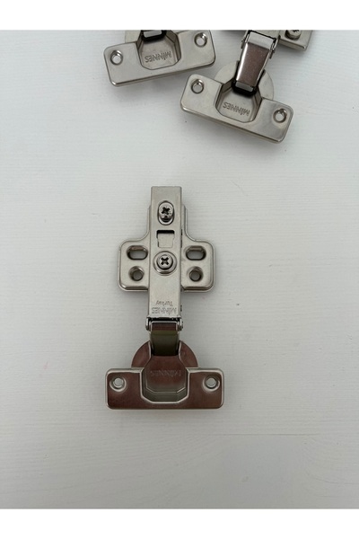 Minnes MİNNES 2D TABANLI DOLAP KAPAĞI MENTEŞESİ - FRENLİ DÜZ MENTEŞE (10 adet)