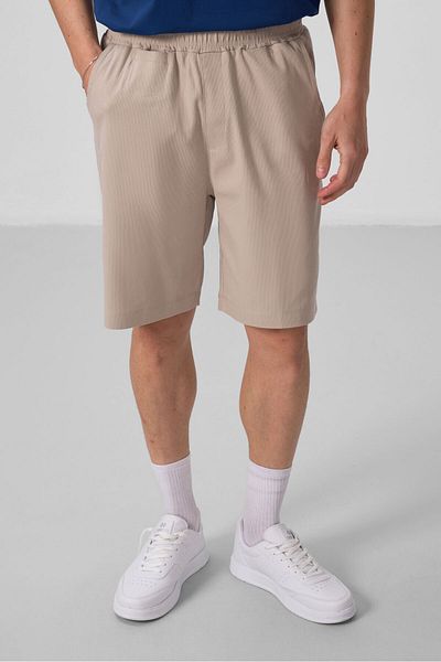 TOMMY LIFE Men's Shorts - Stone Standard Fit, Slightly Stretchy Chino - 81290