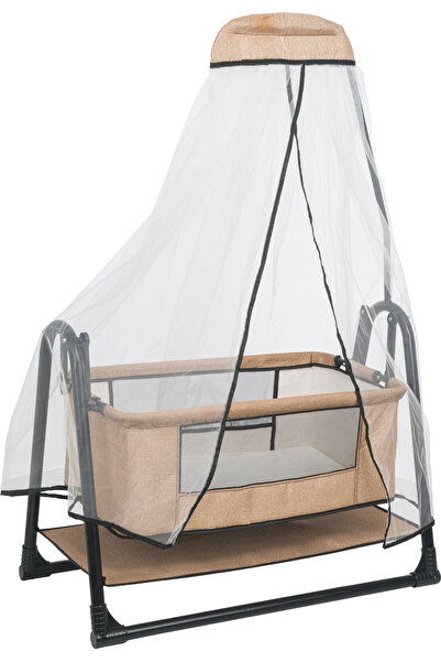 Özbay Btrend Padişah Modern Anne Yanı Sallanır Sepet Hamak Beşik