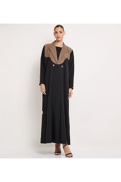 Rosette Abaya Black-R-202475